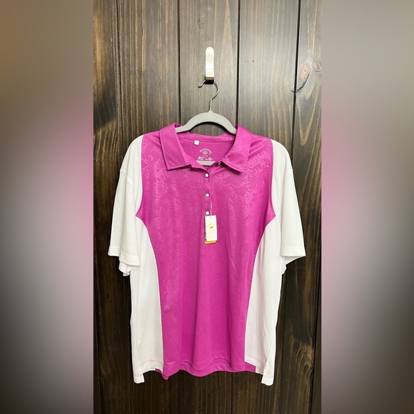 Monterey Club Women's Contrast Golf Polo-Dry Swing-Size:XXL-NWT - Picture 5 of 10